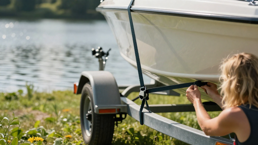 How to Strap a Boat to a Trailer Securely