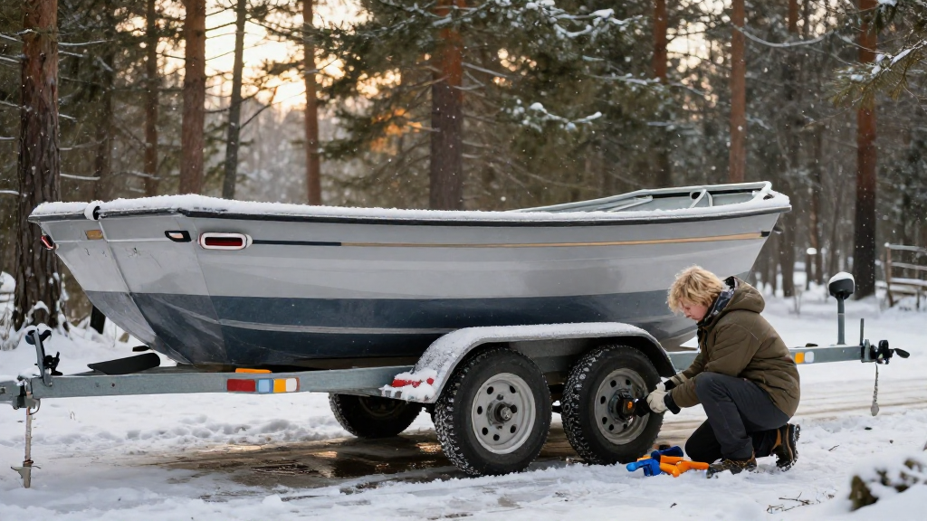 How to Winterize Your Boat Trailer Before Snow Hits