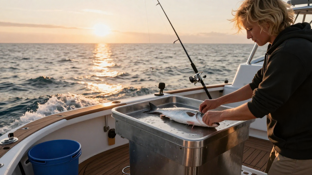 How to Clean Your Catch on a Boat Safely