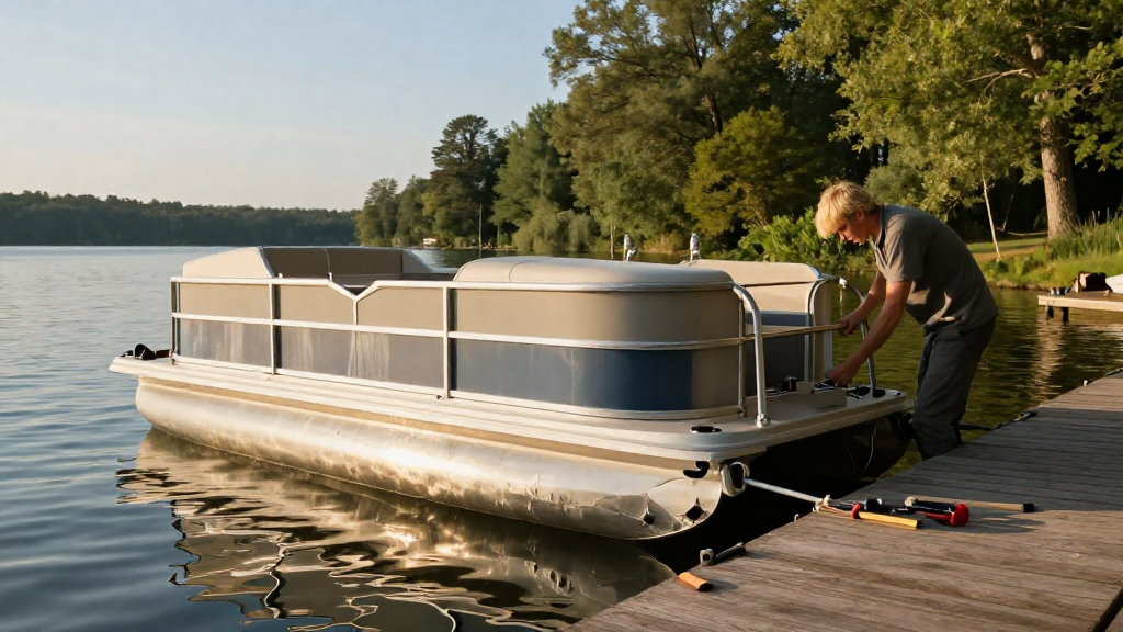 How to Repair Damage on a Pontoon Boat